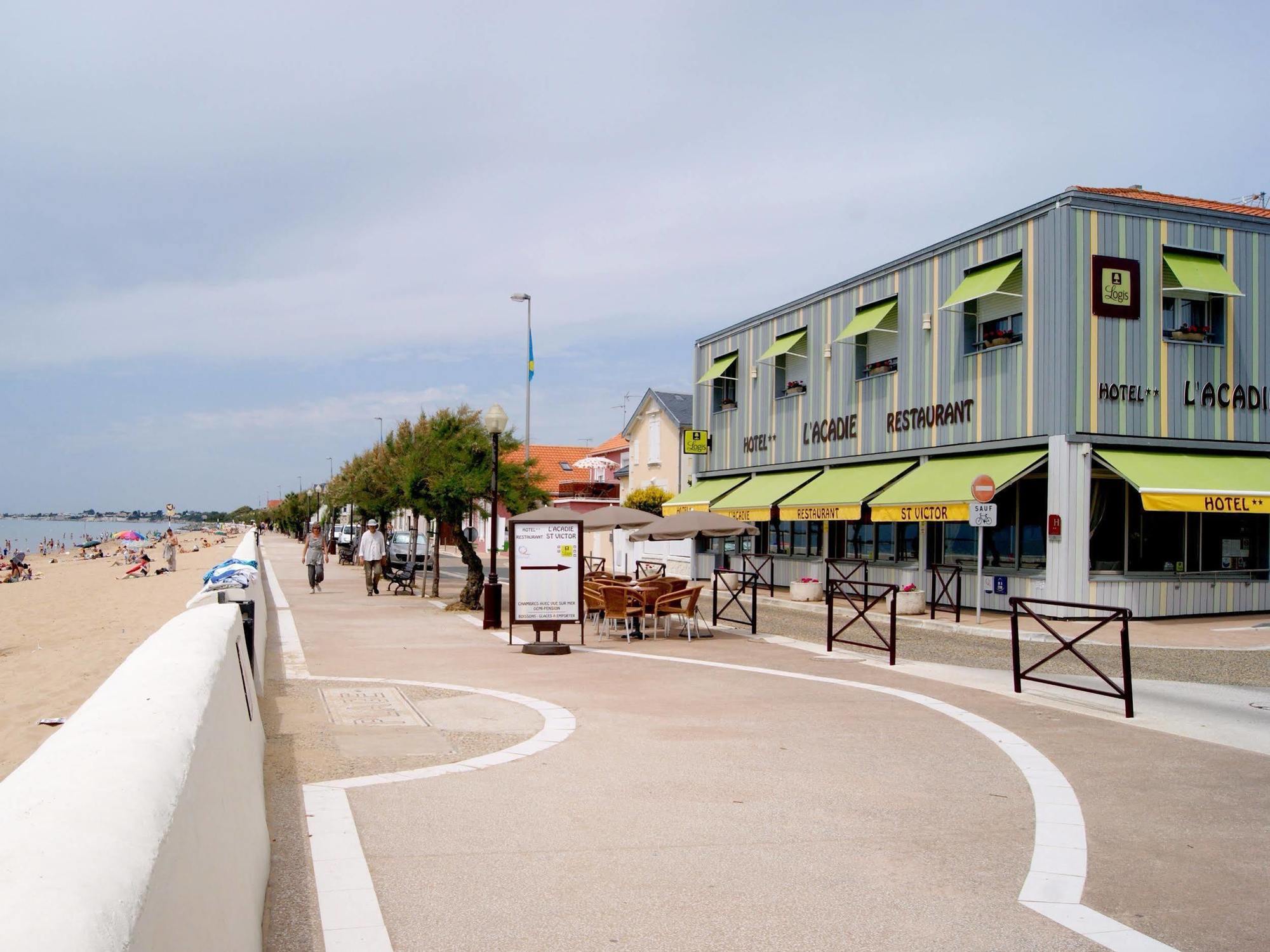 Acadie Saint Victor - Hotel Restaurant - Face Mer - Chatelaillon Plage Exterior photo
