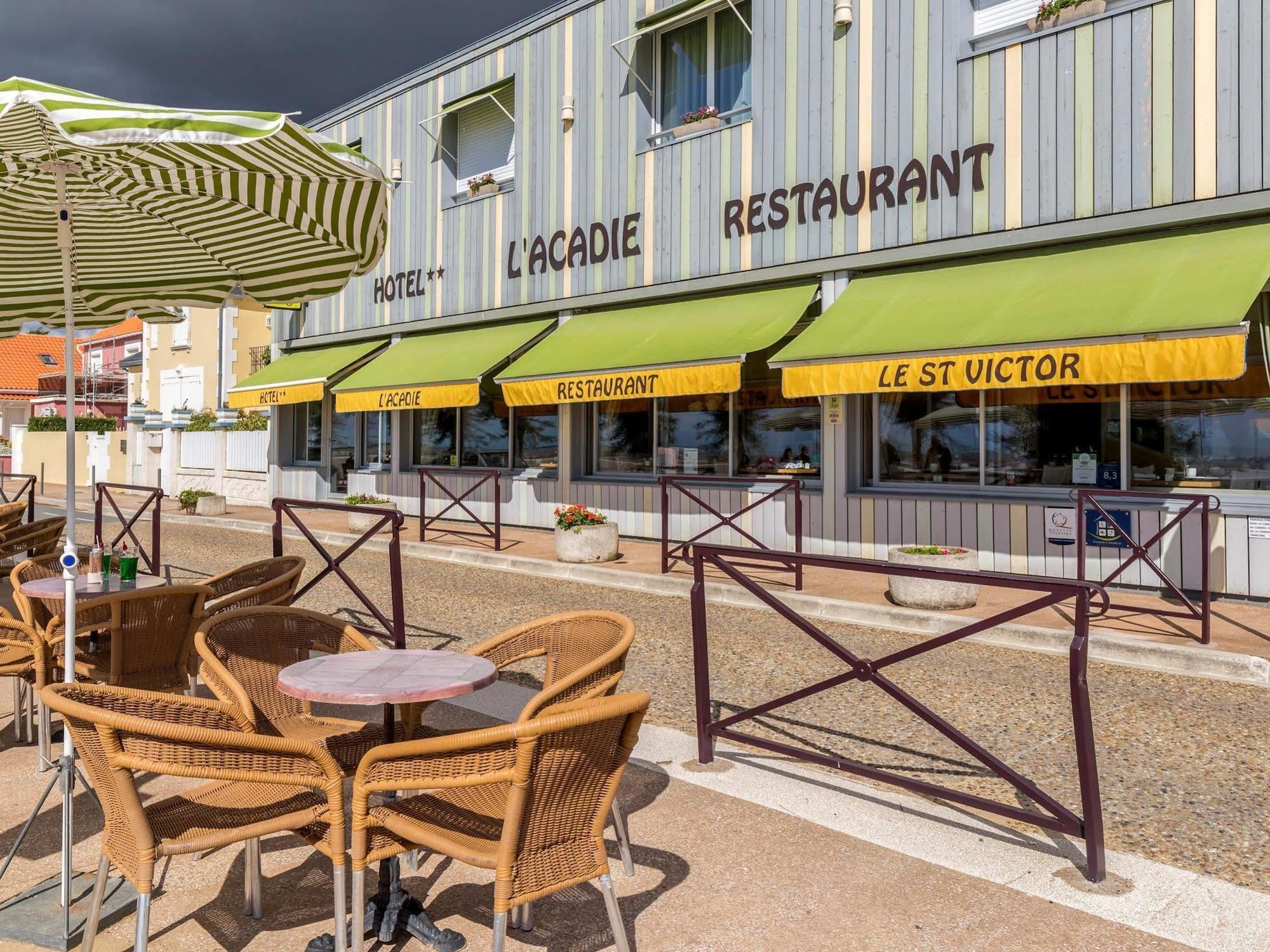 Acadie Saint Victor - Hotel Restaurant - Face Mer - Chatelaillon Plage Exterior photo